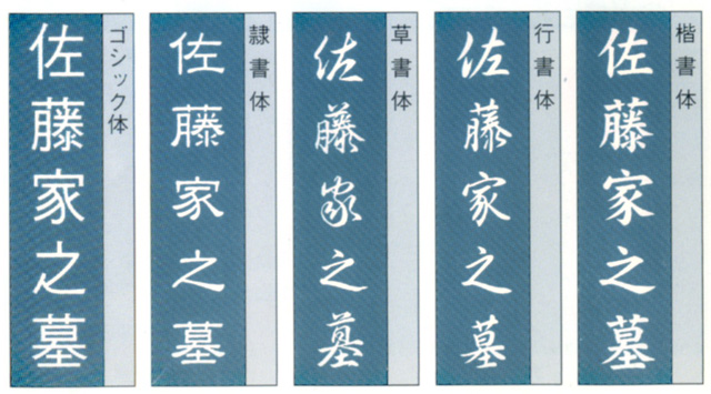 墓碑書体